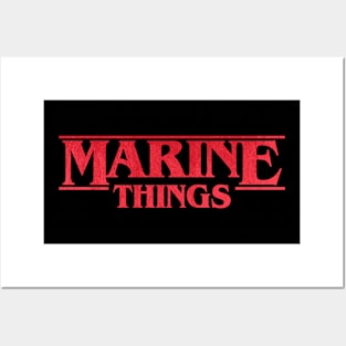 Marine Things Posters and Art